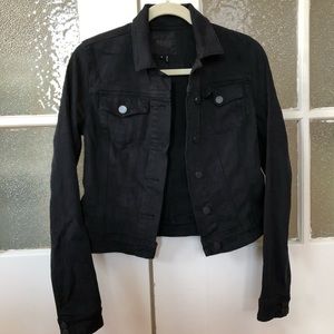 PAIGE Black Denim Jacket Small